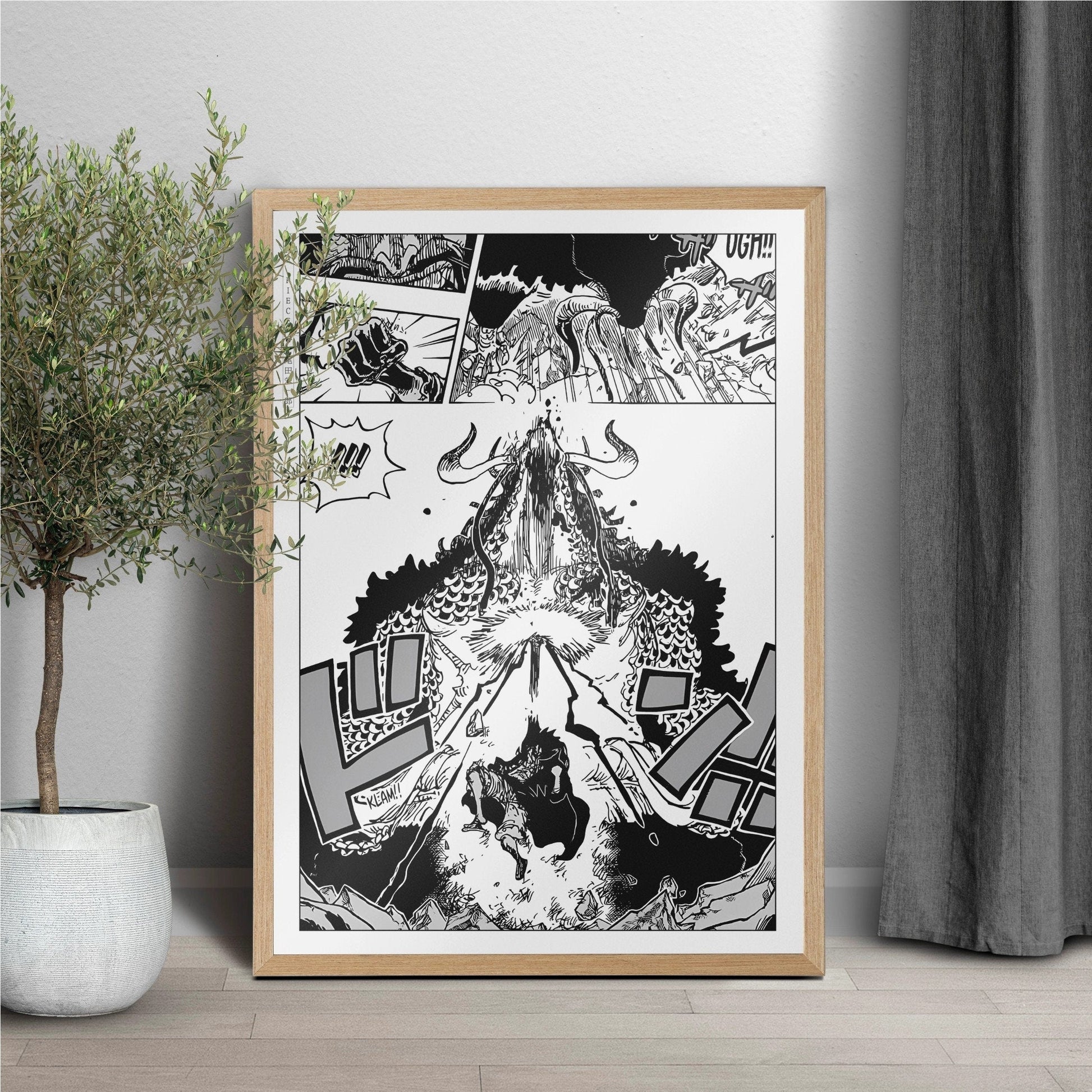 Capture the essence of adventure with our manga wall art, showcasing beloved characters from the world of pirates, bringing energy and life to any room.