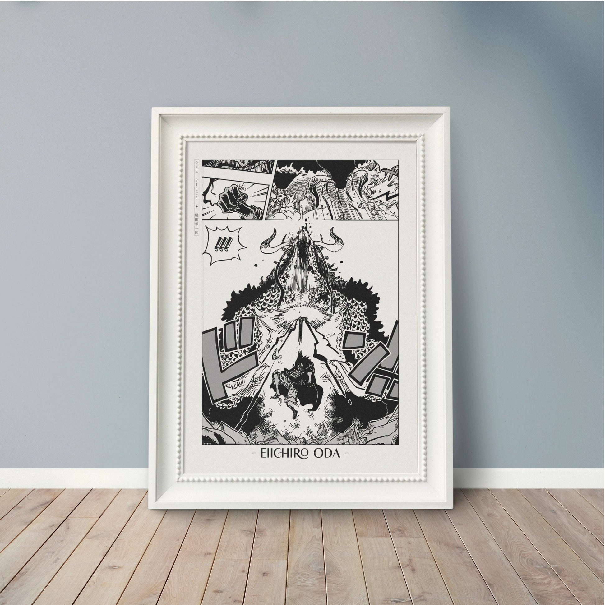 Explore the epic world of pirates with this shonen manga poster, showcasing the work of Oda. A tribute to his legendary storytelling - shop now.