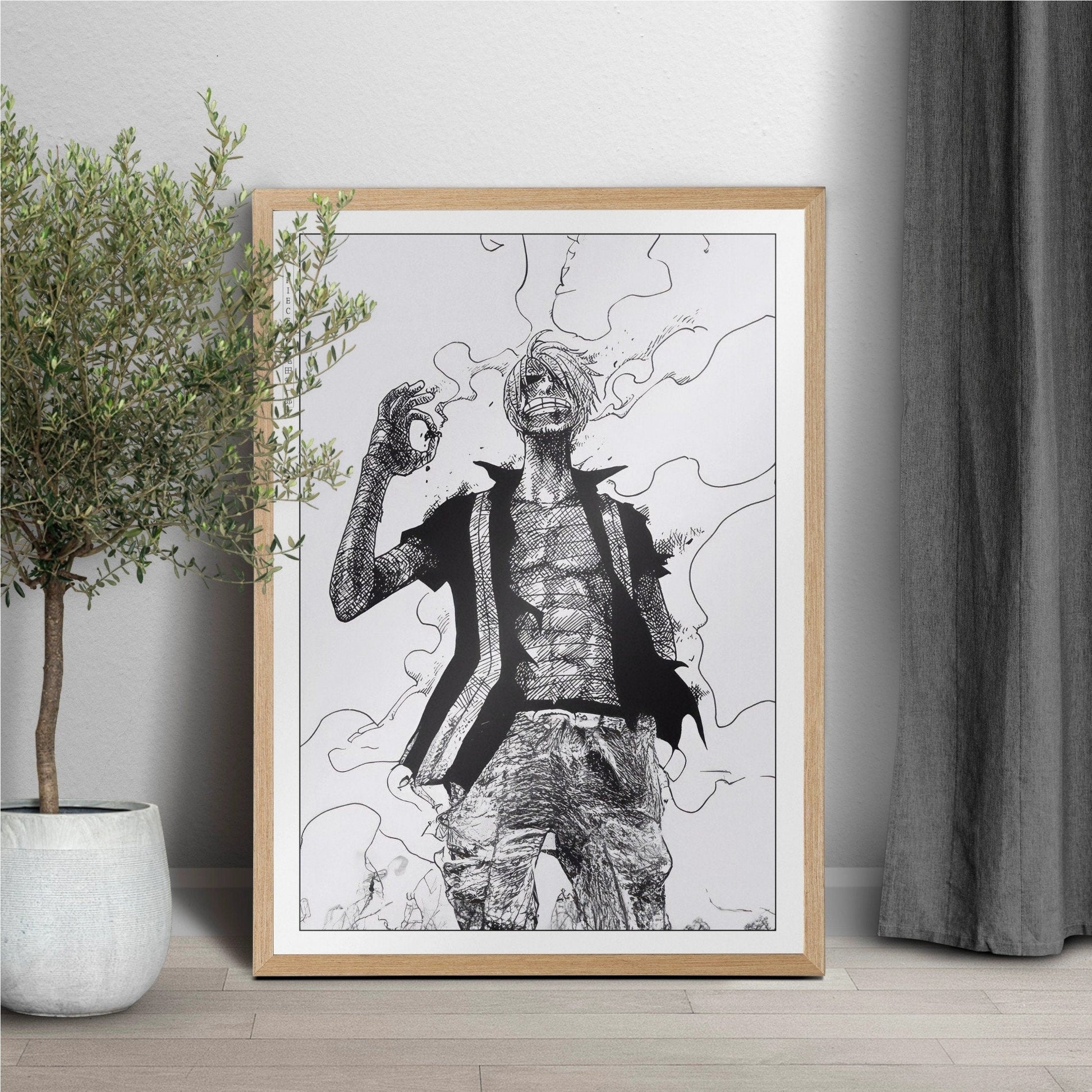 Capture the essence of adventure with our manga wall art, showcasing beloved characters from the world of pirates, bringing energy and life to any room.