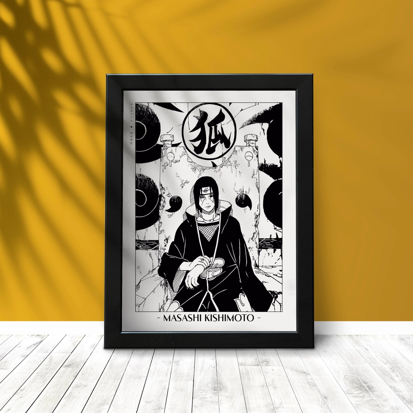 Experience the vibrant world of ninjas with this stunning manga wall art, showcasing the artistry of Masashi Kishimoto. Purchase online with Eastern Archivals.