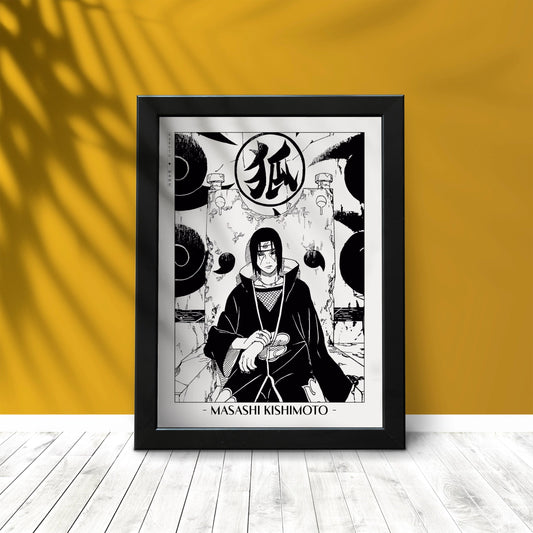 Experience the vibrant world of ninjas with this stunning manga wall art, showcasing the artistry of Masashi Kishimoto. Purchase online with Eastern Archivals.