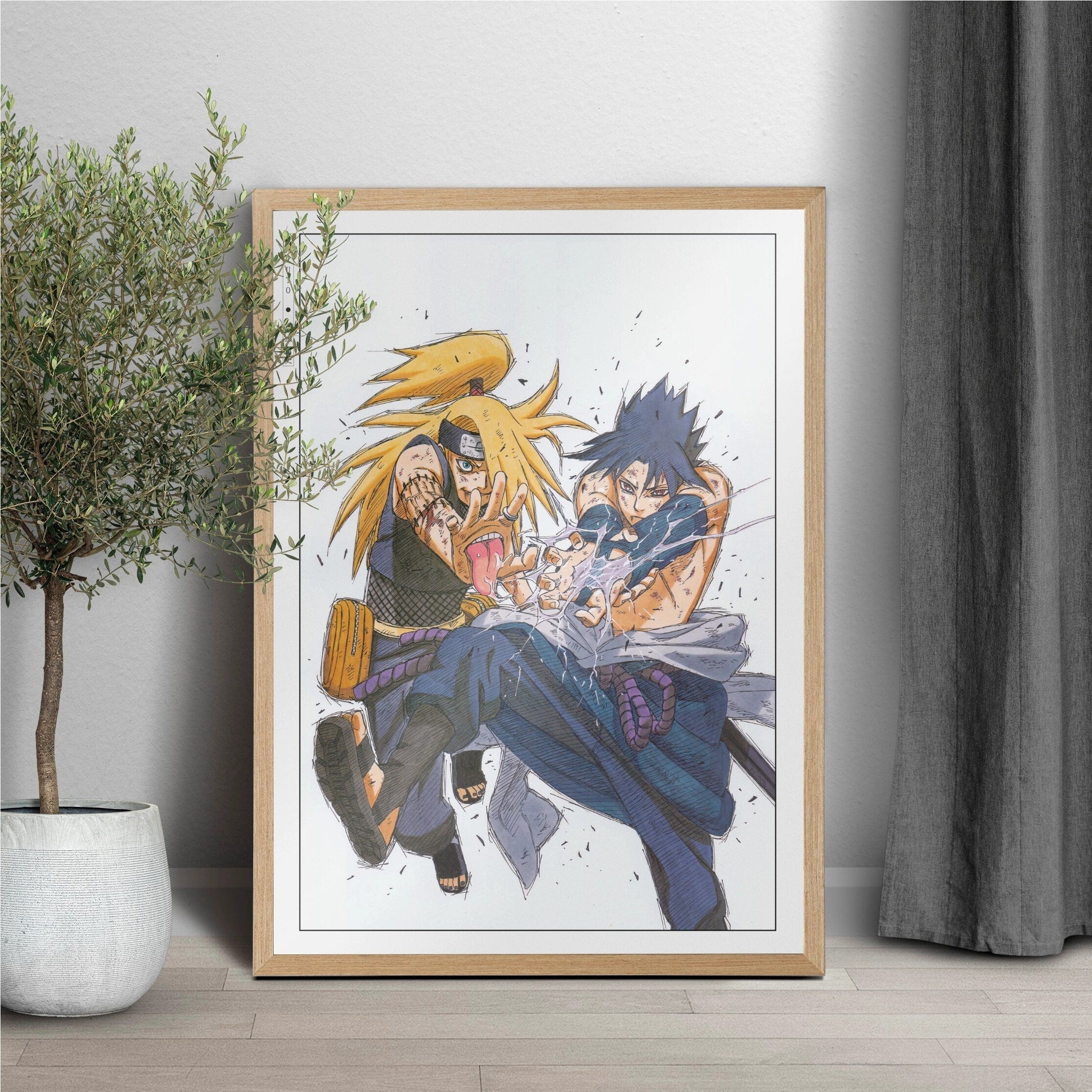 Explore the world of ninjas with dynamic manga wall art, capturing epic moments from the world of shinobi. Perfect for any manga lover's collection.