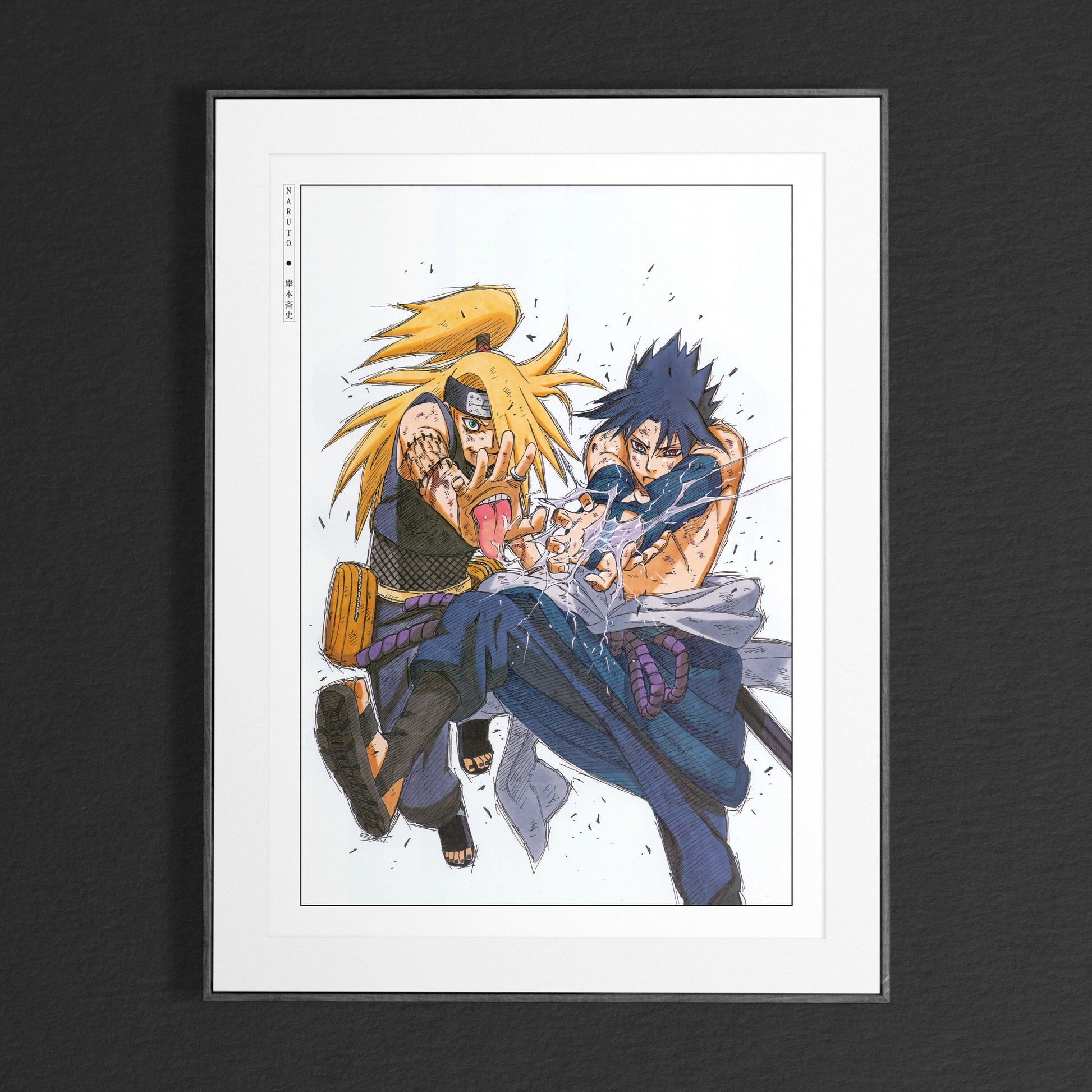 Explore the world of ninjas with dynamic manga wall art, capturing epic moments from the world of shinobi. Perfect for any manga lover's collection.