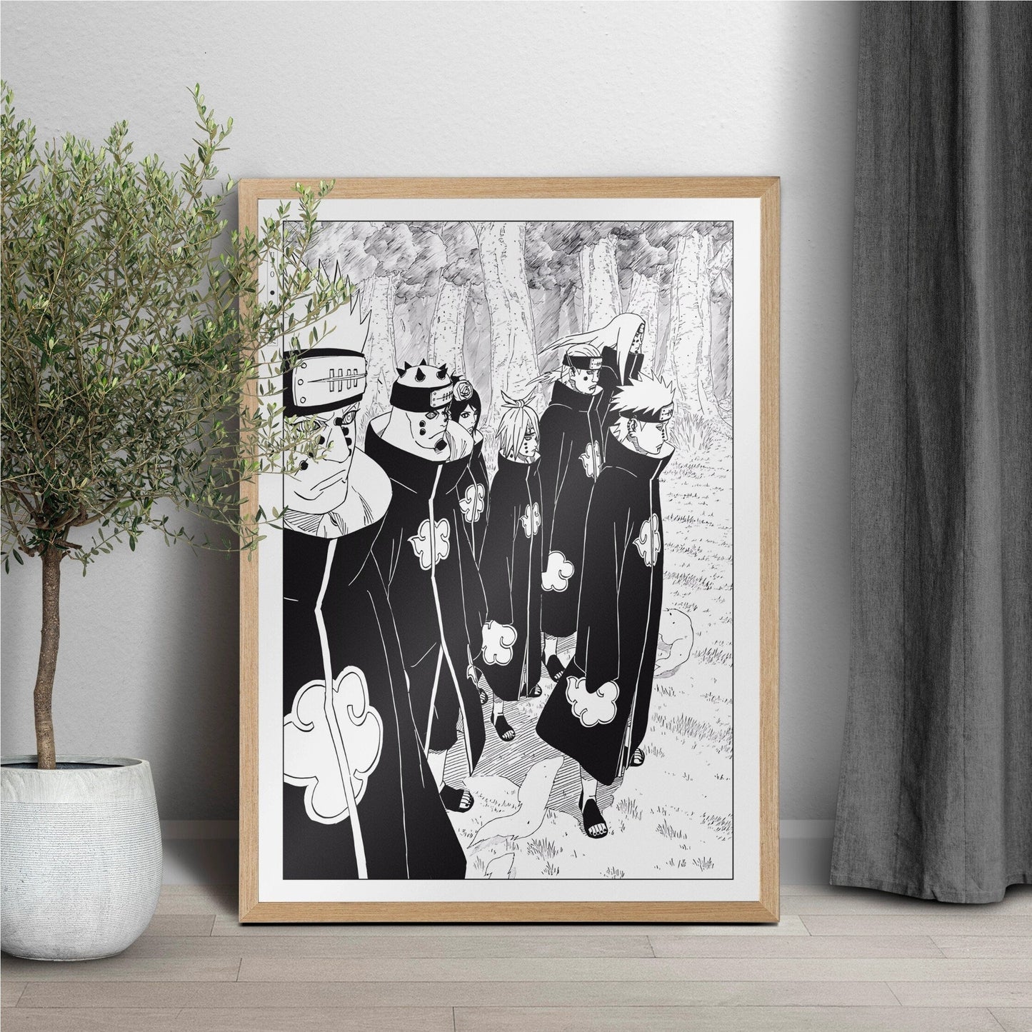 Explore the world of ninjas with dynamic manga wall art, capturing epic moments from the world of shinobi. Perfect for any manga lover's collection.