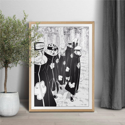 Explore the world of ninjas with dynamic manga wall art, capturing epic moments from the world of shinobi. Perfect for any manga lover's collection.