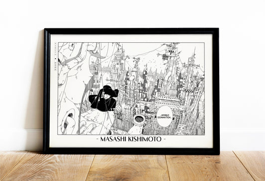 Experience the vibrant world of ninjas with this stunning manga wall art, showcasing the artistry of Masashi Kishimoto. Purchase online with Eastern Archivals.