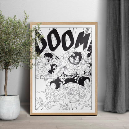 Capture the essence of adventure with our manga wall art, showcasing beloved characters from the world of pirates, bringing energy and life to any room.