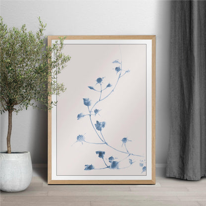 Enhance your space with Flower Ukiyo-e Wall Art by Katsushika Hokusai, celebrating the elegance of nature and the timeless beauty of Japanese art.