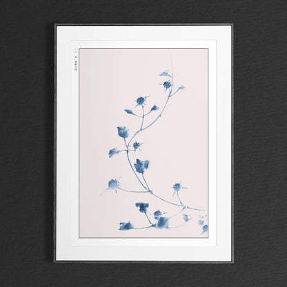 Enhance your space with Flower Ukiyo-e Wall Art by Katsushika Hokusai, celebrating the elegance of nature and the timeless beauty of Japanese art.