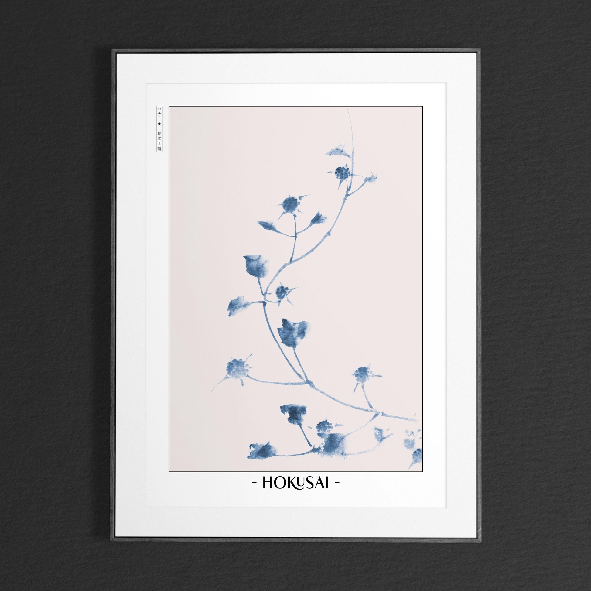 Enhance your space with Flower Ukiyo-e Wall Art by Katsushika Hokusai, celebrating the elegance of nature and the timeless beauty of Japanese art.