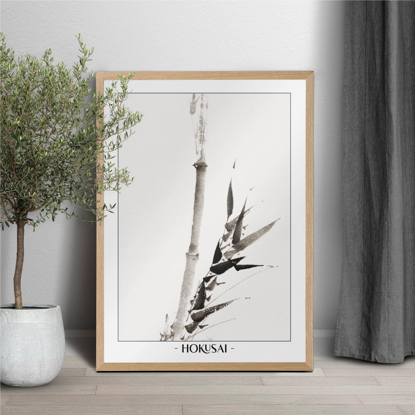 Enhance your space with Flower Ukiyo-e Wall Art by Katsushika Hokusai, celebrating the elegance of nature and the timeless beauty of Japanese art.