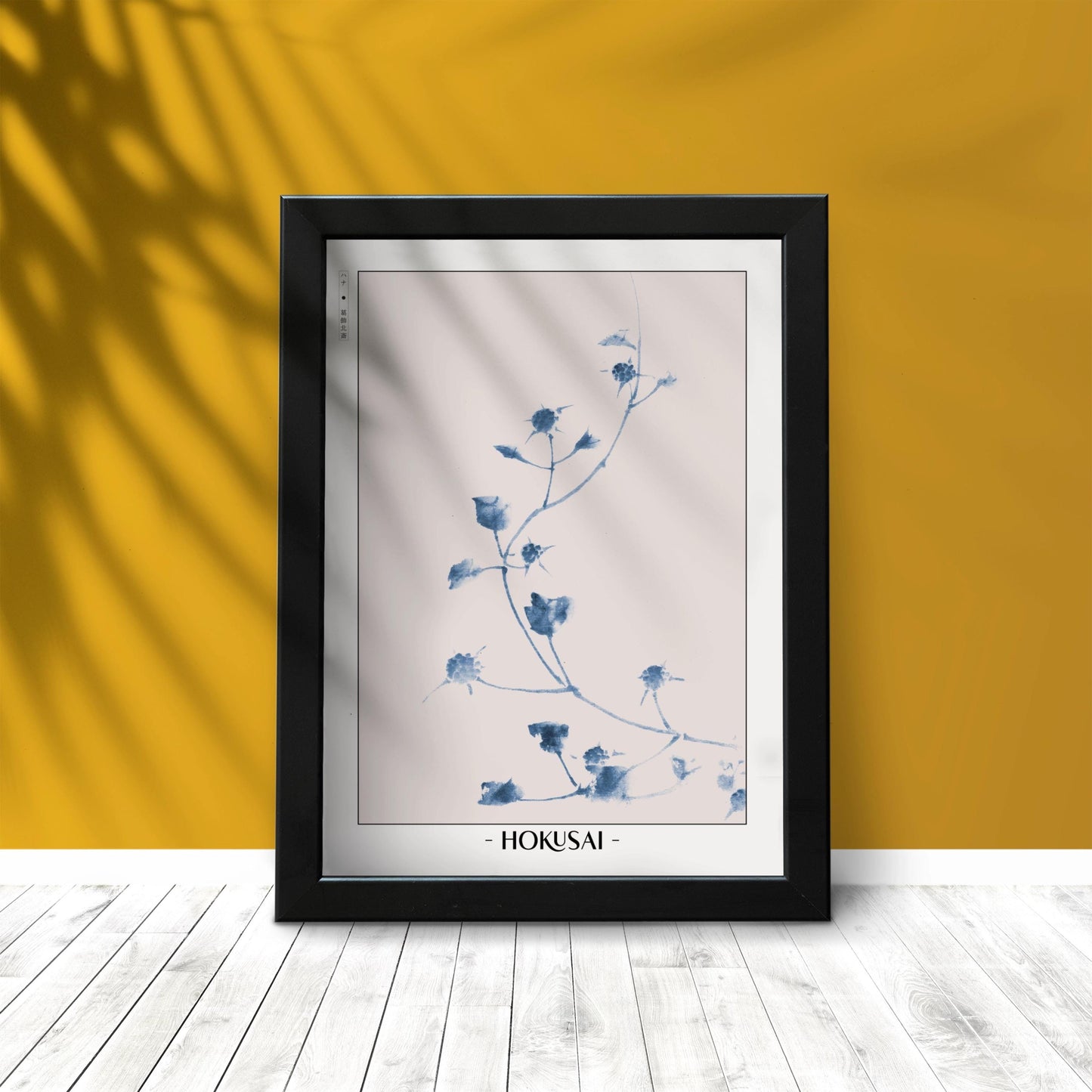 Enhance your space with Flower Ukiyo-e Wall Art by Katsushika Hokusai, celebrating the elegance of nature and the timeless beauty of Japanese art.