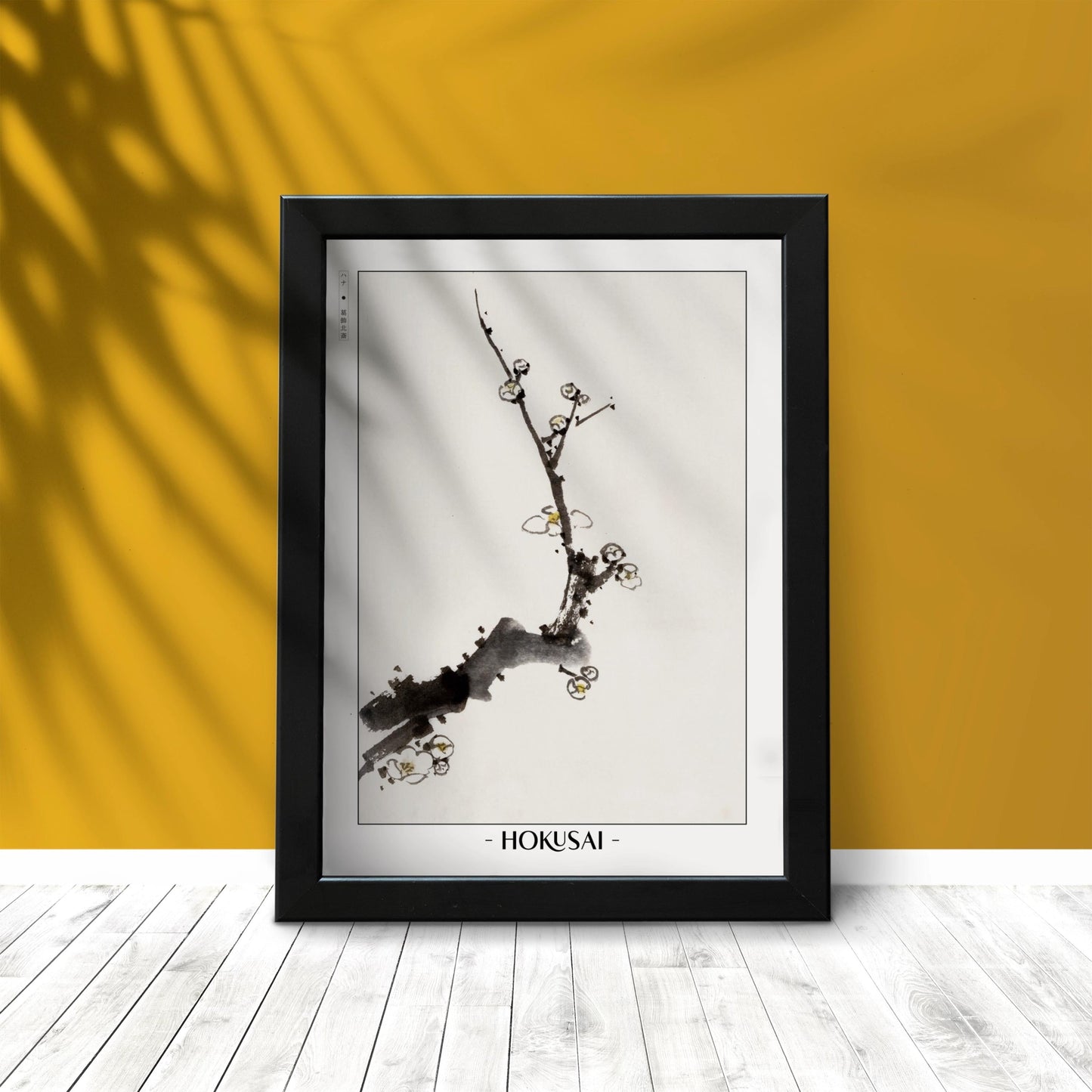 Enhance your space with Flower Ukiyo-e Wall Art by Katsushika Hokusai, celebrating the elegance of nature and the timeless beauty of Japanese art.