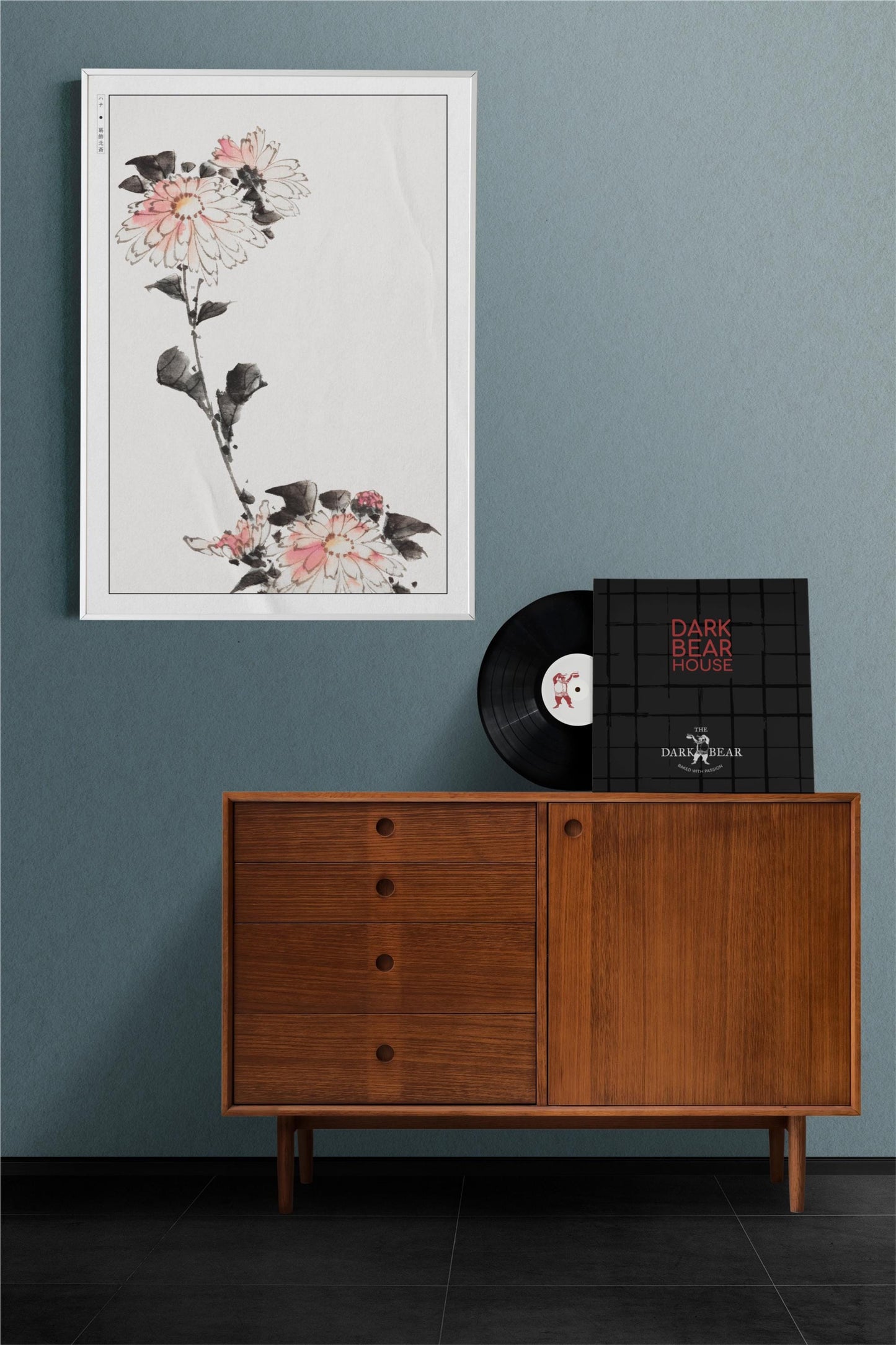 Enhance your space with Flower Ukiyo-e Wall Art by Katsushika Hokusai, celebrating the elegance of nature and the timeless beauty of Japanese art.