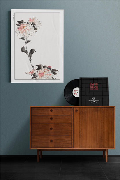 Enhance your space with Flower Ukiyo-e Wall Art by Katsushika Hokusai, celebrating the elegance of nature and the timeless beauty of Japanese art.