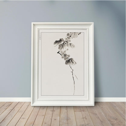 Enhance your space with Flower Ukiyo-e Wall Art by Katsushika Hokusai, celebrating the elegance of nature and the timeless beauty of Japanese art.