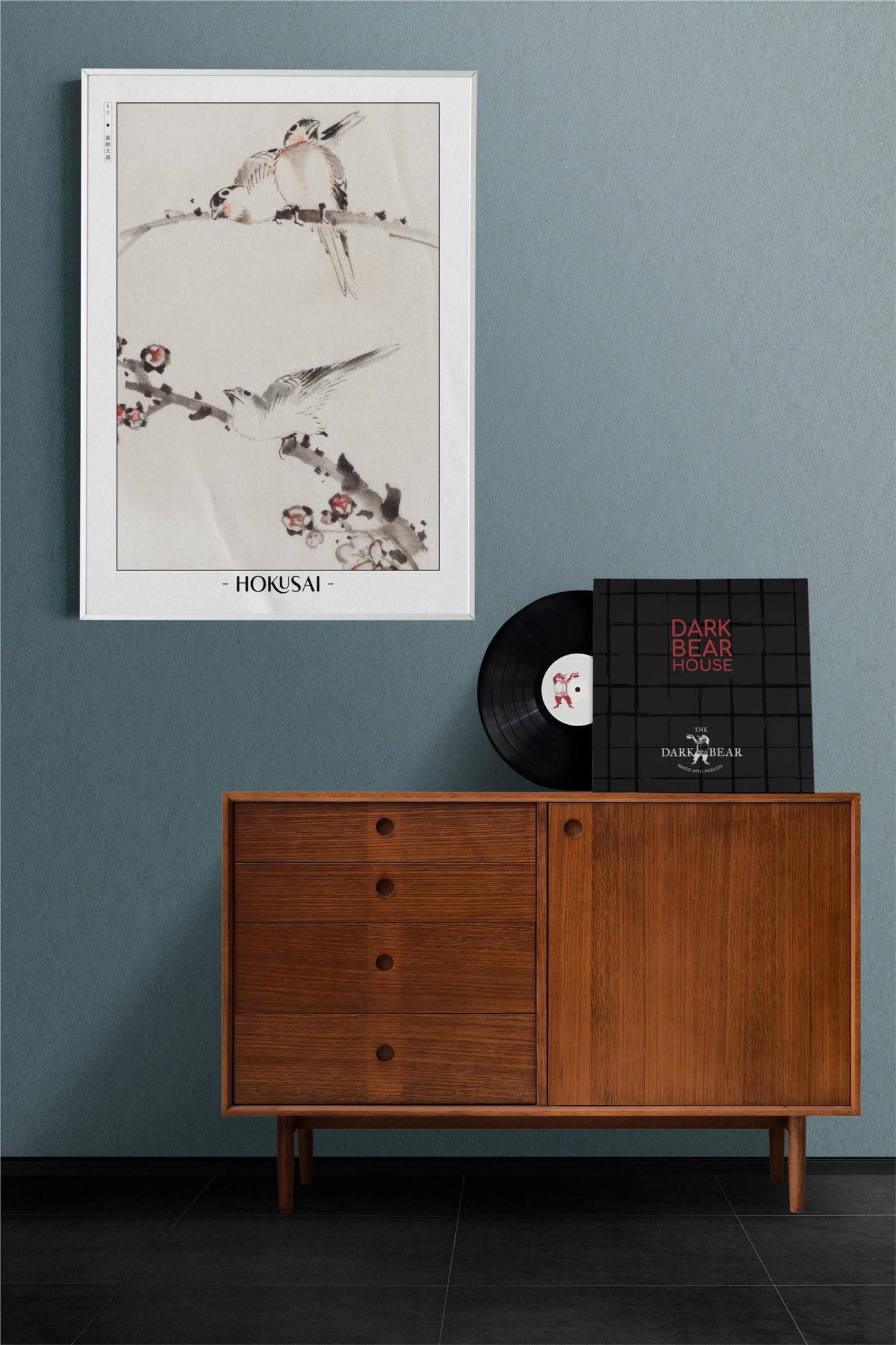 Immerse your space in the beauty of Katsushika Hokusai's iconic Ukiyo-e prints. His stunning depictions of birds bring timeless Japanese artistry into any room.