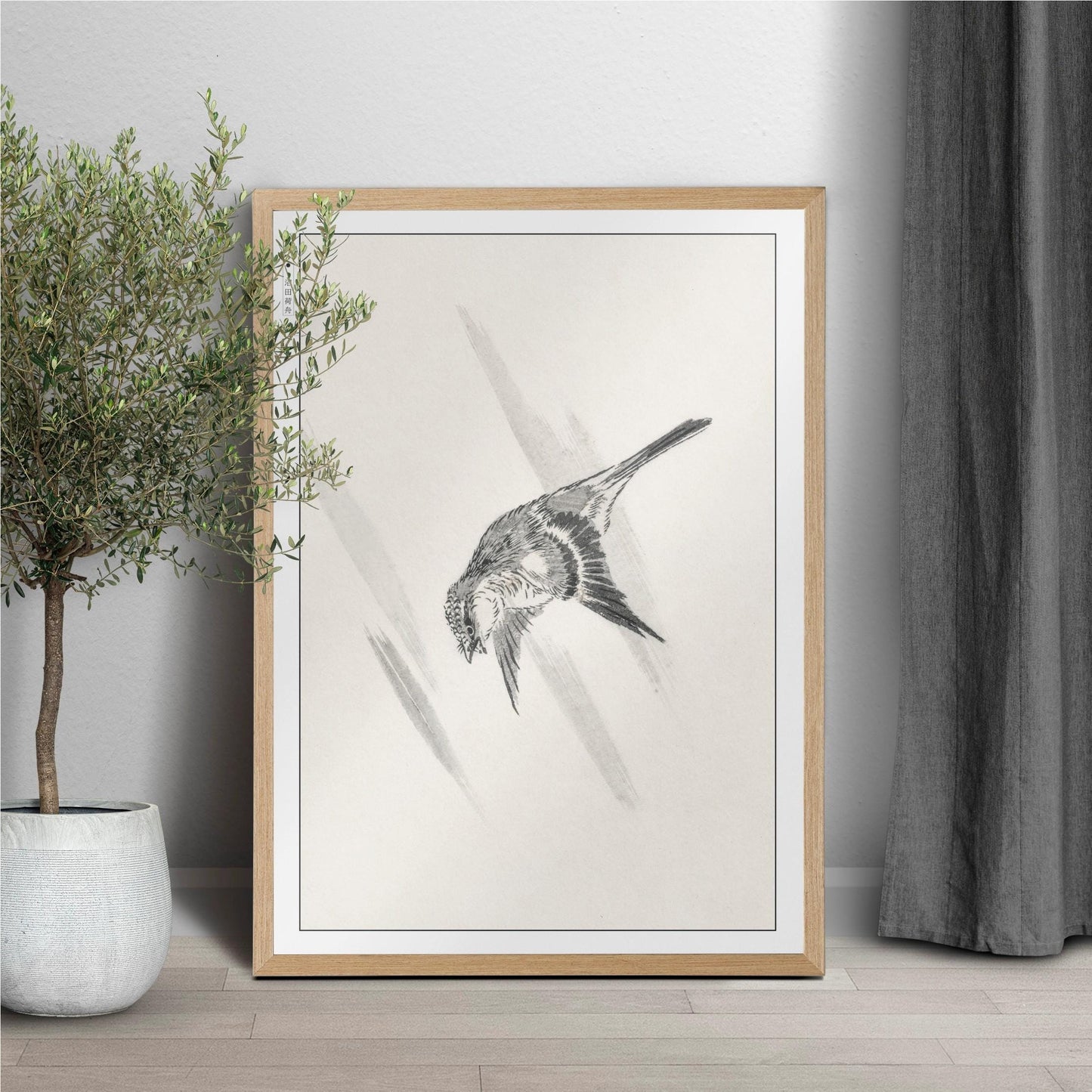 Enhance your decor with the Numata Kashu art print, showcasing the delicate elegance of Japanese birds and nature through timeless Ukiyo-e craftsmanship.