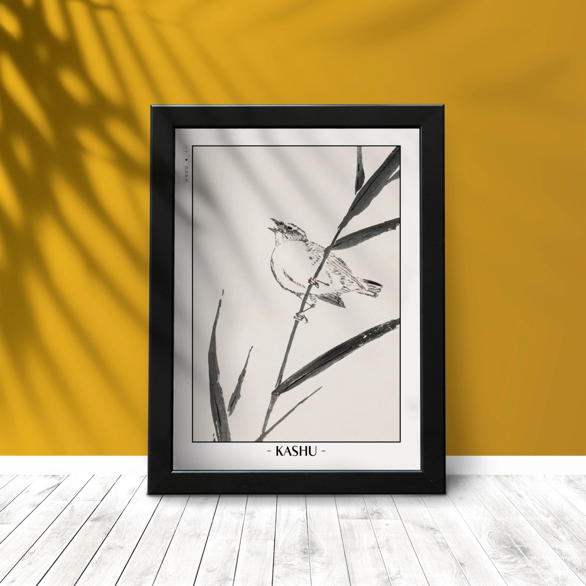 Enhance your decor with the Numata Kashu art print, showcasing the delicate elegance of Japanese birds and nature through timeless Ukiyo-e craftsmanship.