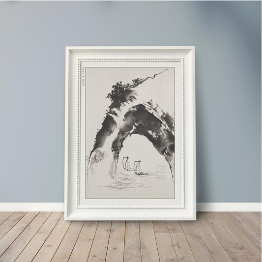 Discover the beauty of HokusaiÕs Seascape Ukiyo-e wall art, showcasing traditional Japanese artistry. Add a serene, timeless touch to your home decor