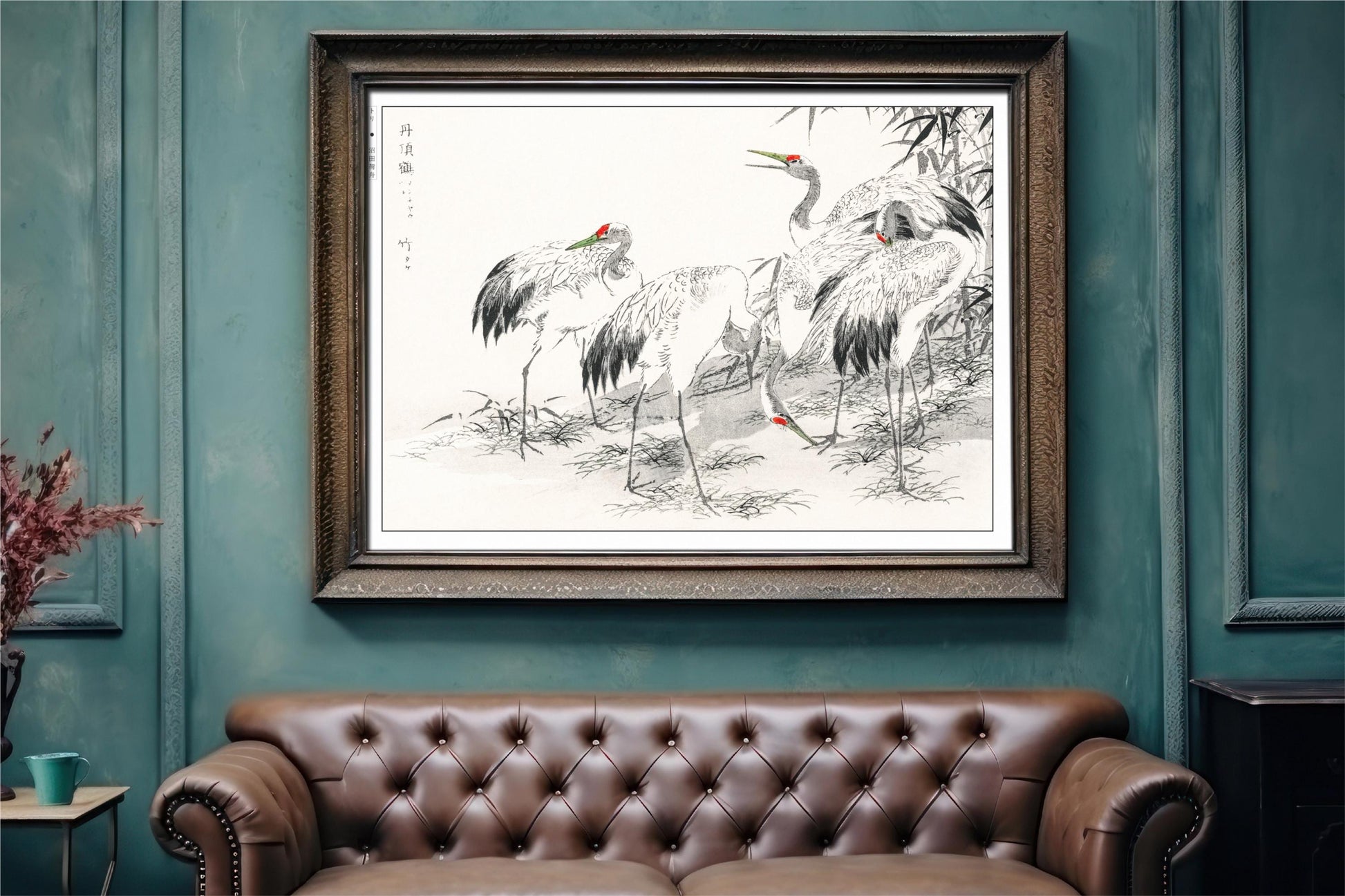 Enhance your decor with the Numata Kashu art print, showcasing the delicate elegance of Japanese birds and nature through timeless Ukiyo-e craftsmanship.