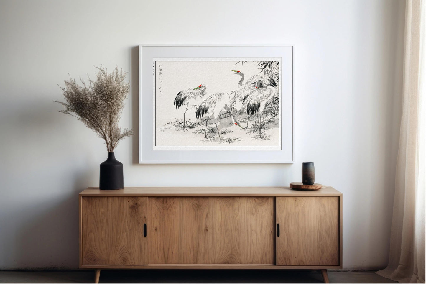 Enhance your decor with the Numata Kashu art print, showcasing the delicate elegance of Japanese birds and nature through timeless Ukiyo-e craftsmanship.