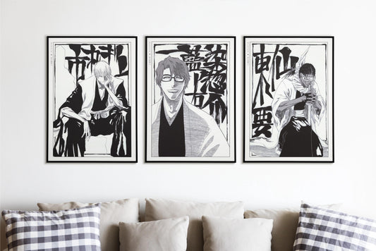 Transform your space with the Set of 3 Anime Poster Wall Art from Eastern Archivals. High-quality prints featuring iconic anime artwork to enhance your decor.