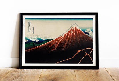 The Katsushika Hokusai Ukiyo-e collection, showcases iconic mountain landscapes that capture nature's beauty and the elegance of traditional Japanese art.