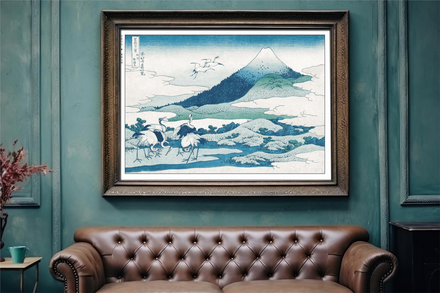 The Katsushika Hokusai Ukiyo-e collection, showcases iconic mountain landscapes that capture nature's beauty and the elegance of traditional Japanese art.