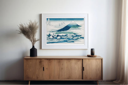 The Katsushika Hokusai Ukiyo-e collection, showcases iconic mountain landscapes that capture nature's beauty and the elegance of traditional Japanese art.