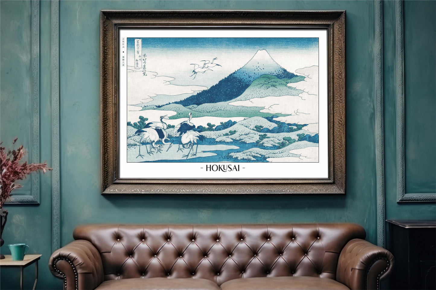 The Katsushika Hokusai Ukiyo-e collection, showcases iconic mountain landscapes that capture nature's beauty and the elegance of traditional Japanese art.