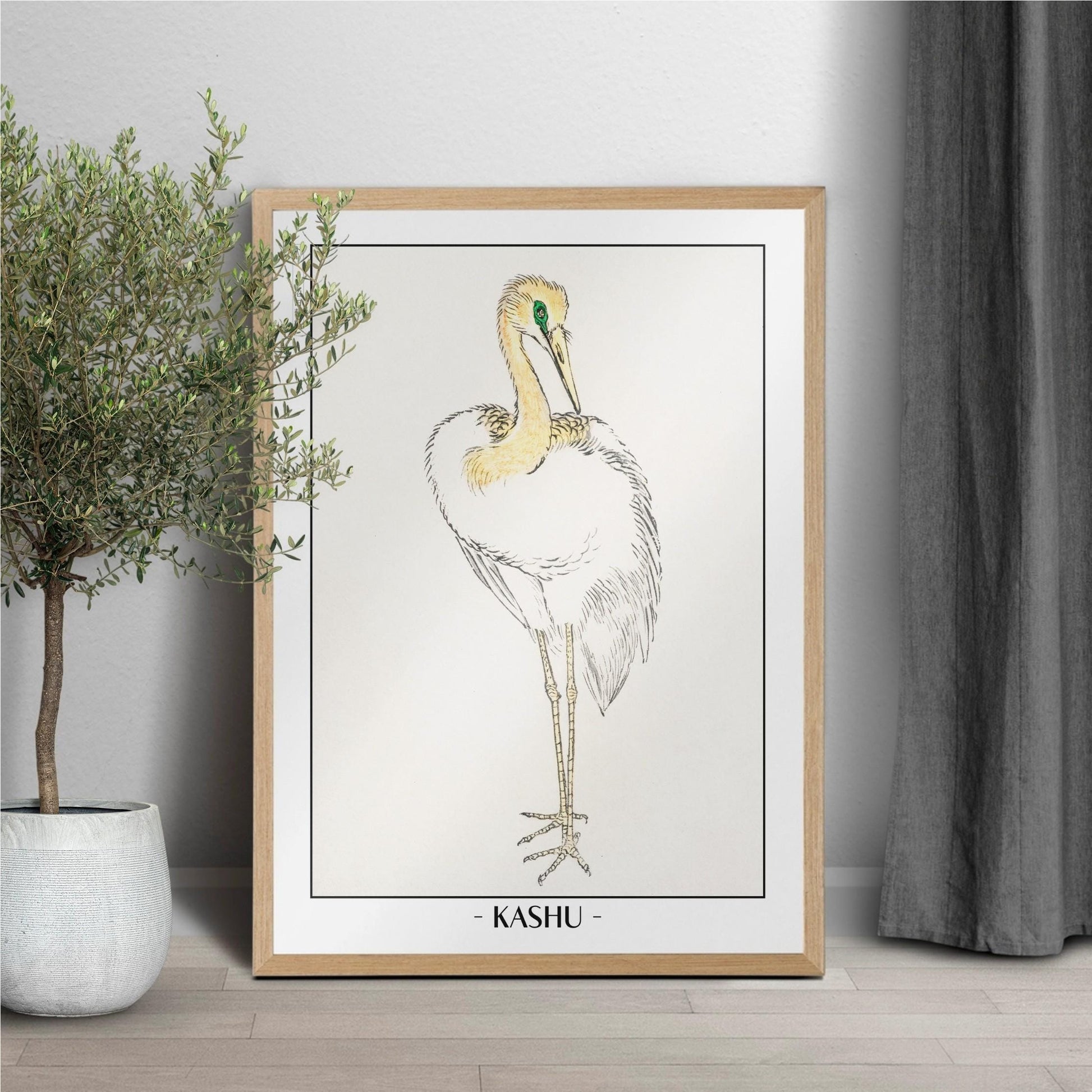 Enhance your decor with the Numata Kashu art print, showcasing the delicate elegance of Japanese birds and nature through timeless Ukiyo-e craftsmanship.