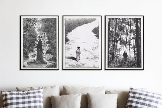 Bring your walls to life with the Set of 3 Vagabond manga wall art and posters from Eastern Archivals. Shop now to add iconic manga prints to your collection!