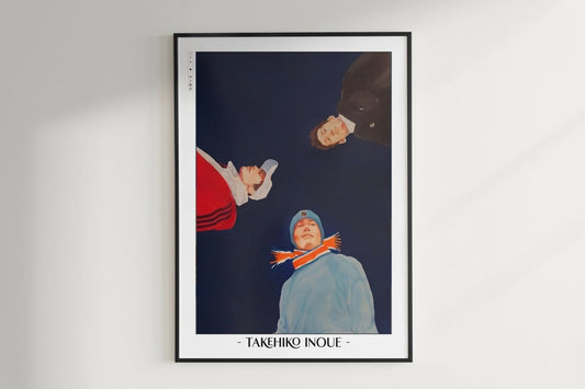 Real - Navy Blue - Artist Name Unframed