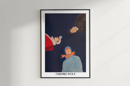 Real - Navy Blue - Artist Name - Black Frame