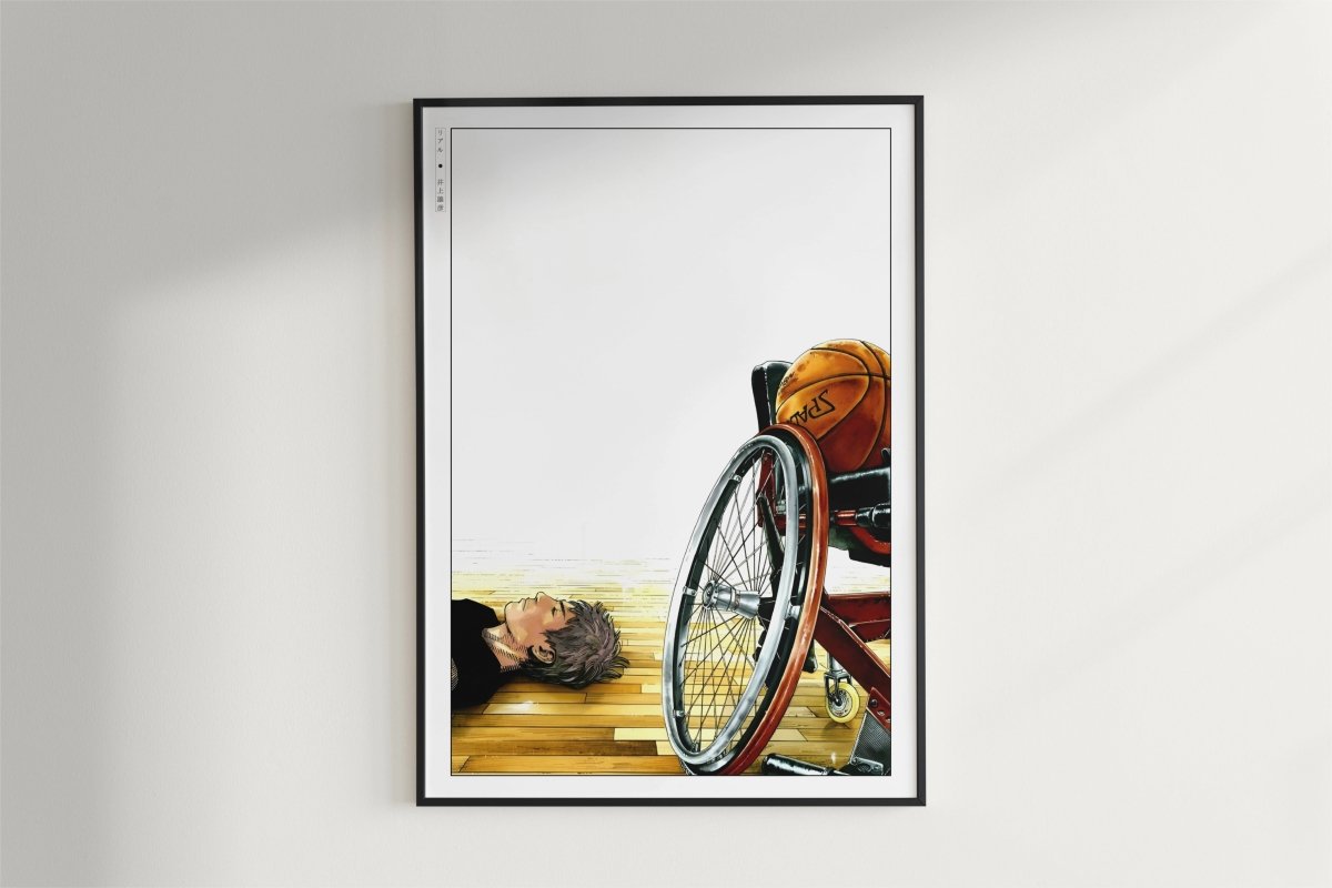 Real - Exhausted - Art Only - Black Frame