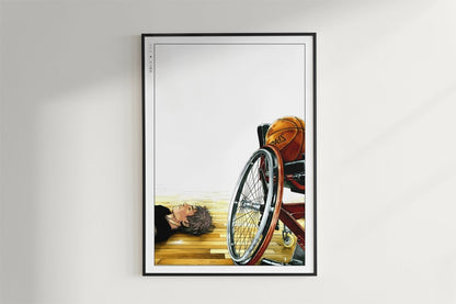 Real - Exhausted - Art Only - Black Frame