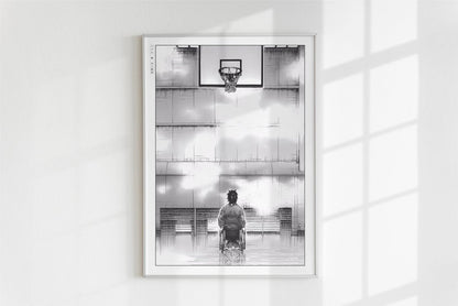 Real - Out of Reach - Art Only - White Frame