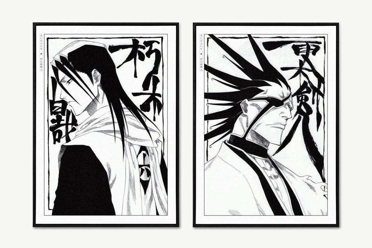 Kubo - Byakuya & Kenpachi (Set of 2) - Art Only - Unframed