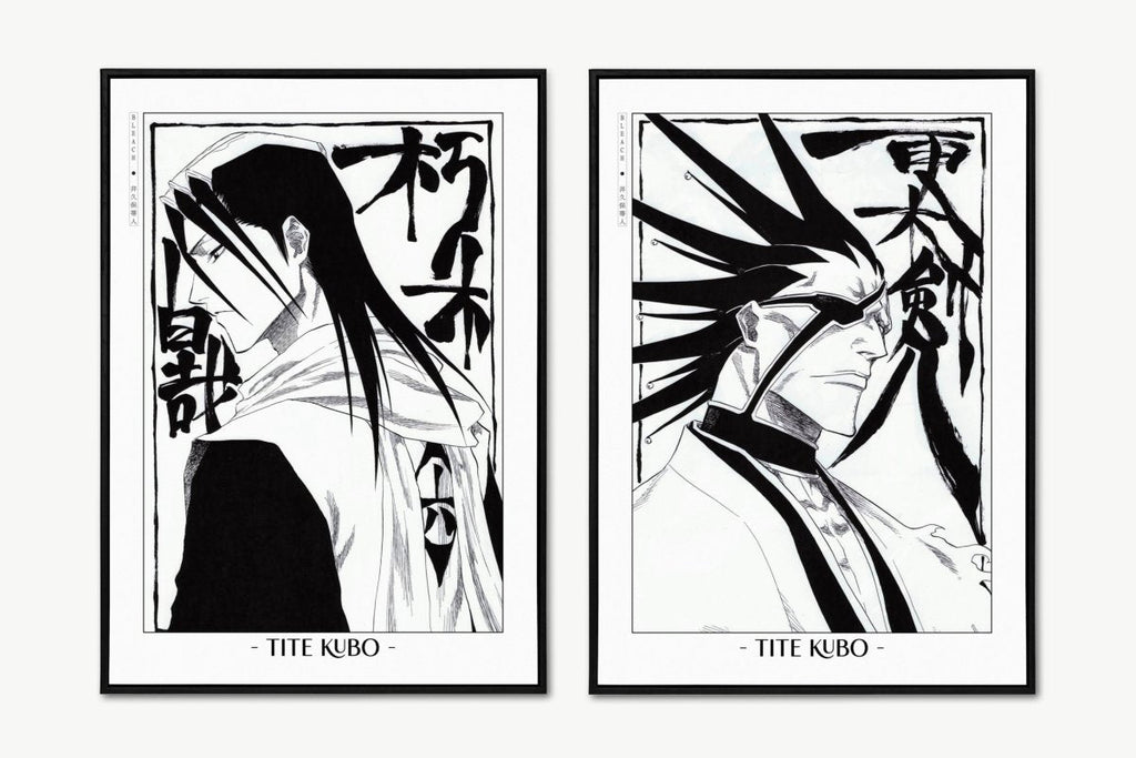 Kubo - Byakuya & Kenpachi (Set of 2) - Artist Name Unframed