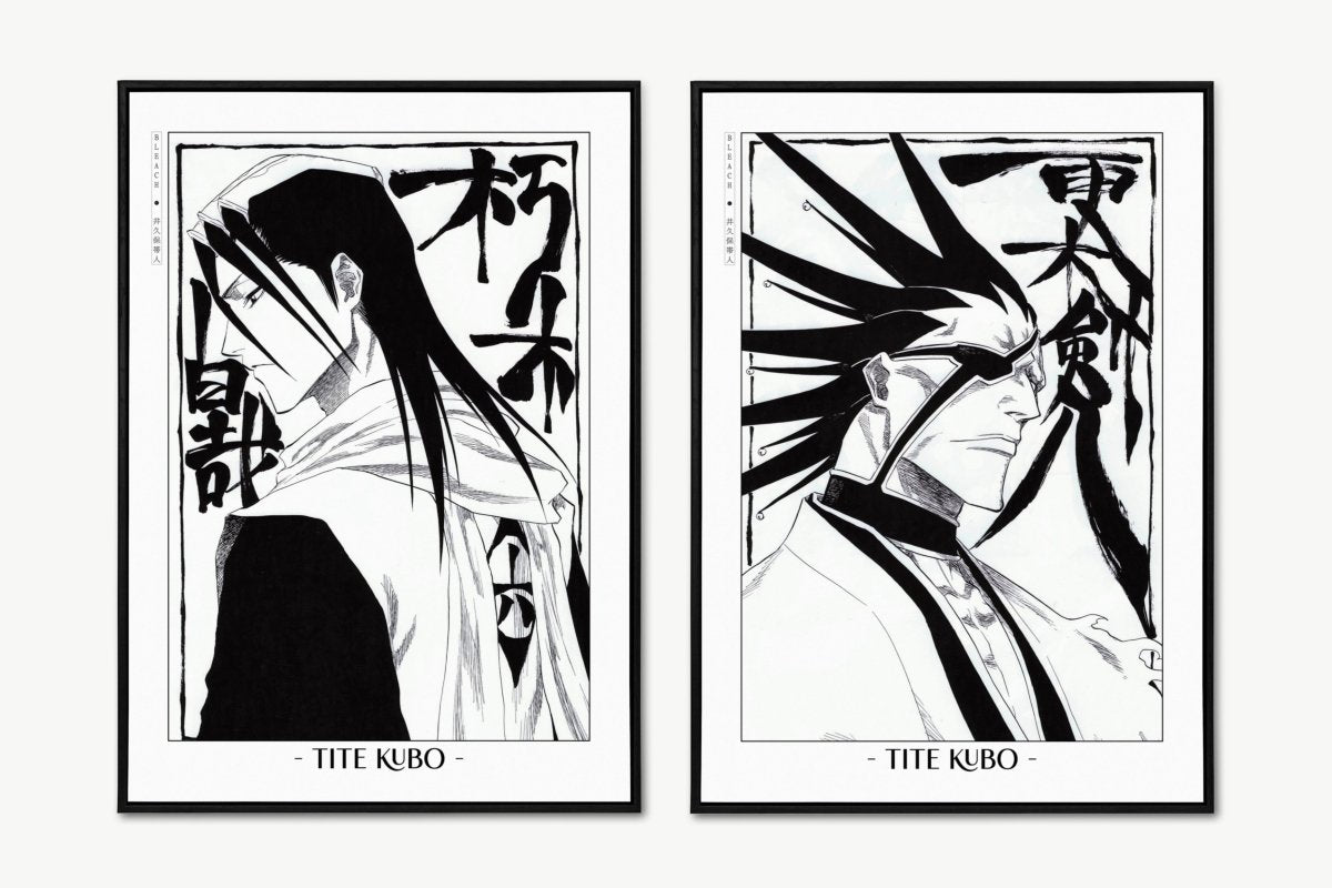 Kubo - Byakuya & Kenpachi (Set of 2) - Artist Name Unframed