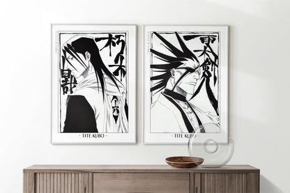 Kubo - Byakuya & Kenpachi (Set of 2) - Artist Name with Decor