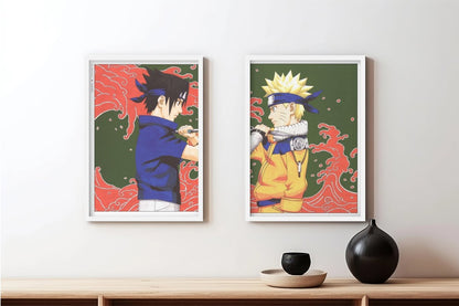 Kishimoto - Young Rivals (Split) - Black Frame