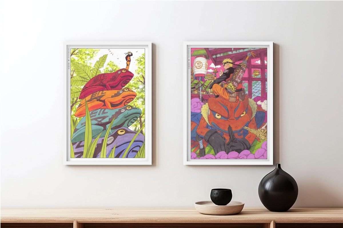 Kishimoto - Power of Nature (Set of 2) - Art Only - White Frame