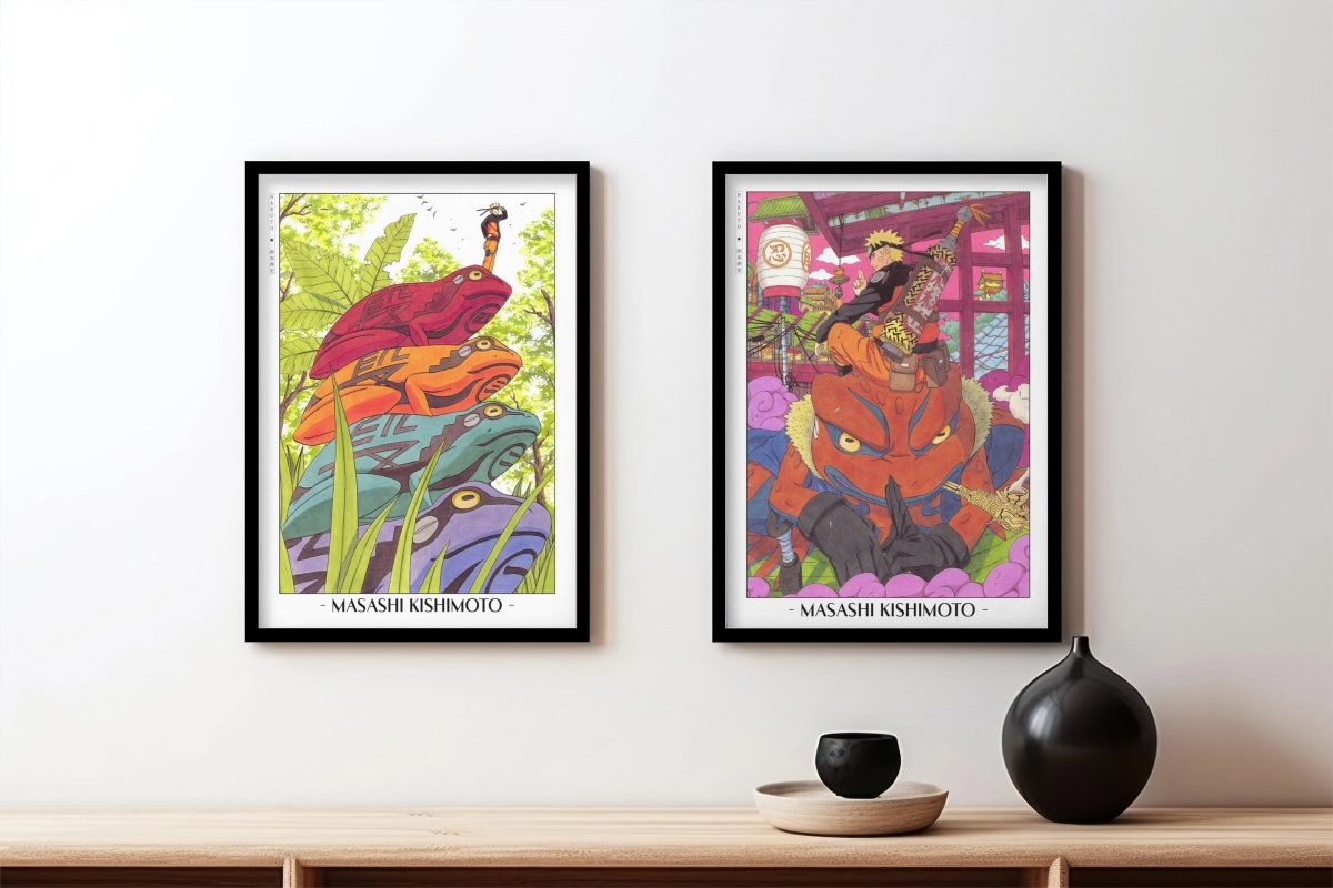 Kishimoto - Power of Nature (Set of 2) - Artist Name - Black Frame