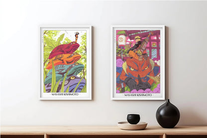 Kishimoto - Power of Nature (Set of 2) - Artist Name - White Frame