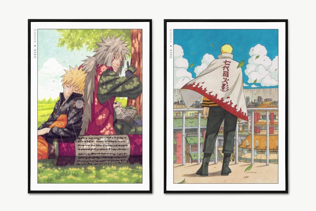 Kishimoto - Journey to Hokage (Set of 2) - Art Only - Unframed