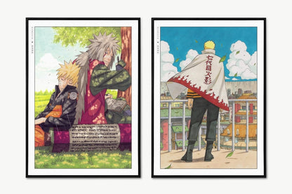 Kishimoto - Journey to Hokage (Set of 2) - Art Only - Unframed