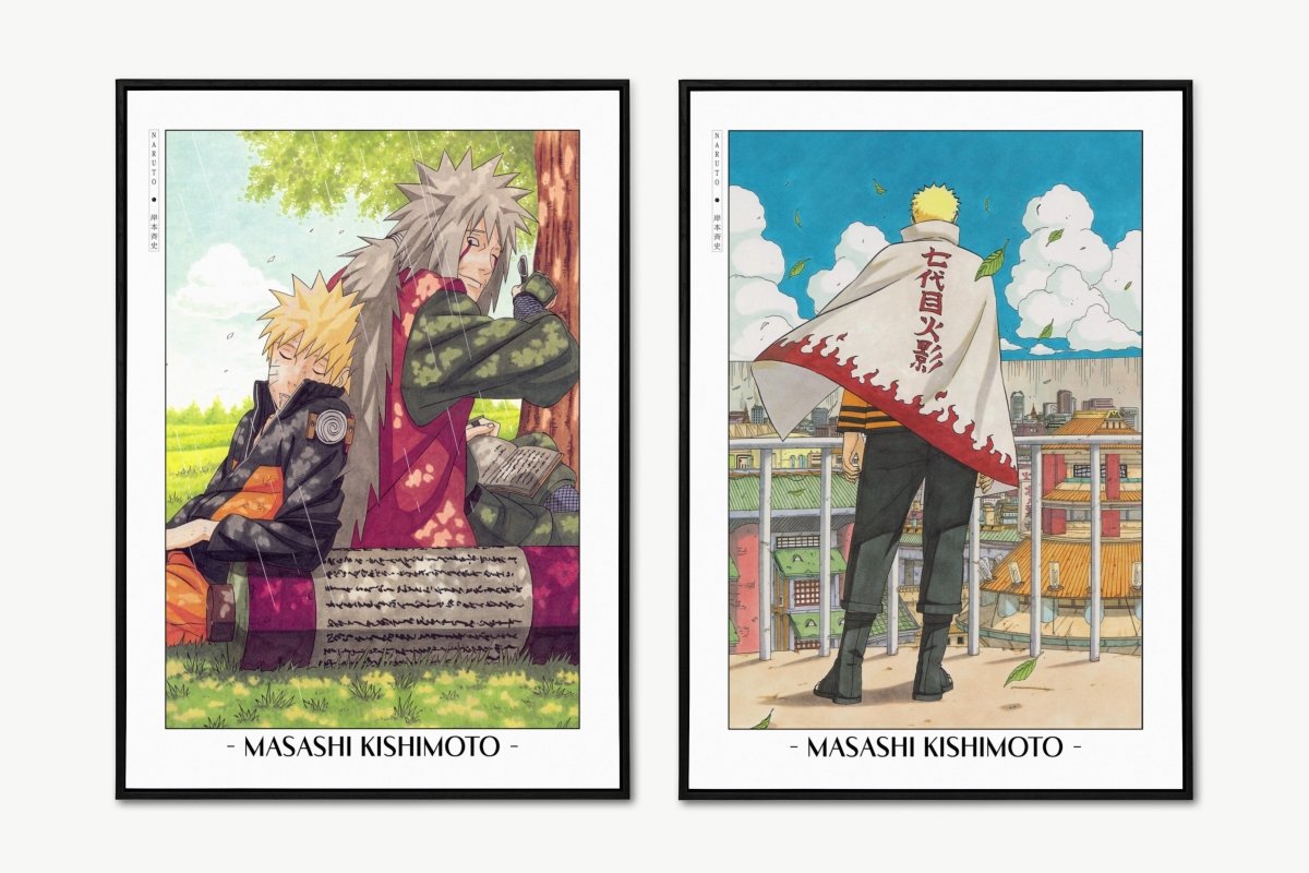 Kishimoto - Journey to Hokage (Set of 2) - Artist Name Unframed