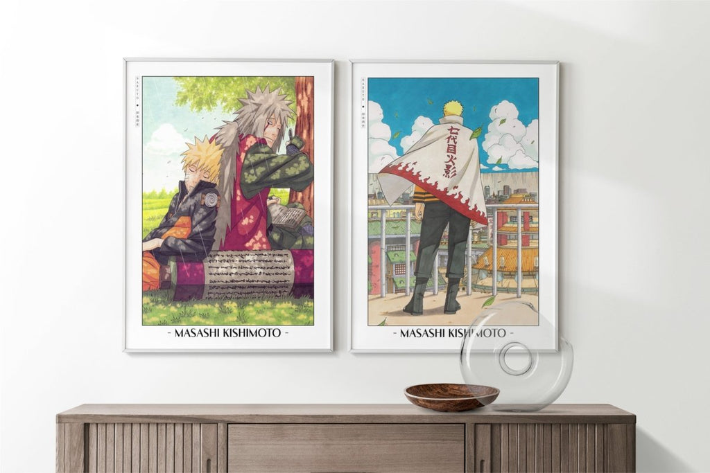 Kishimoto - Journey to Hokage (Set of 2) - Artist Name with Decor